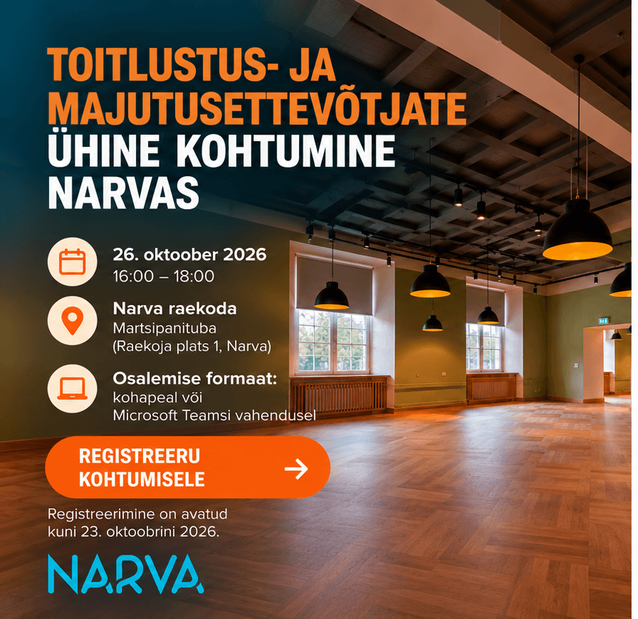 Toitlustus- ja majutusettevõtjate ühine kohtumine Narvas