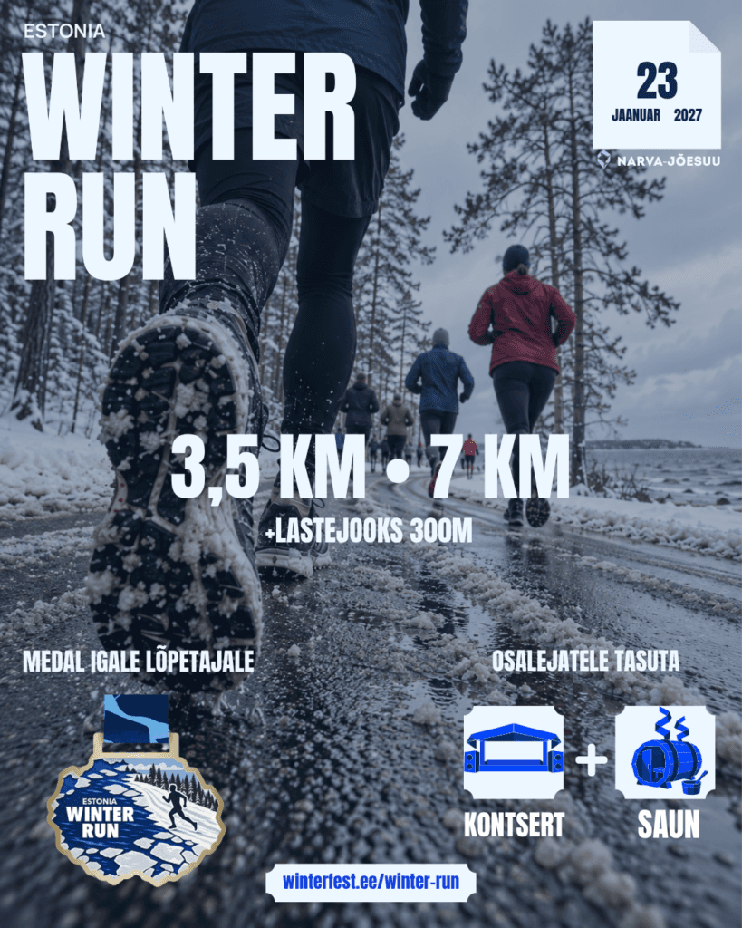 WINTER RUN – ziemas skrējiens Narva-Jēsū