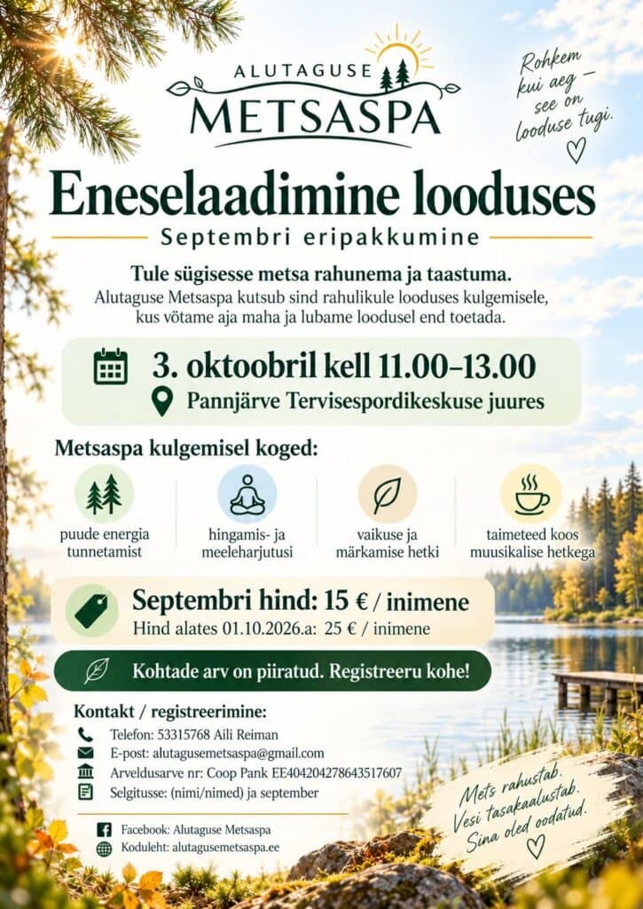 MetsaSPA seenevarumine looduses