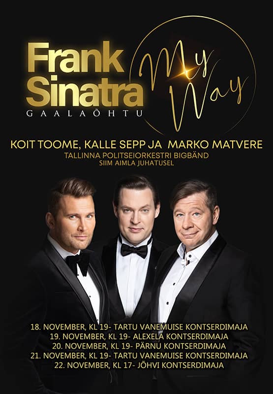 Frenka Sinatras galā vakars “My Way”