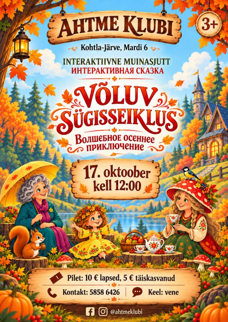 Interaktīva pasaka „Burvīgais rudens piedzīvojums“