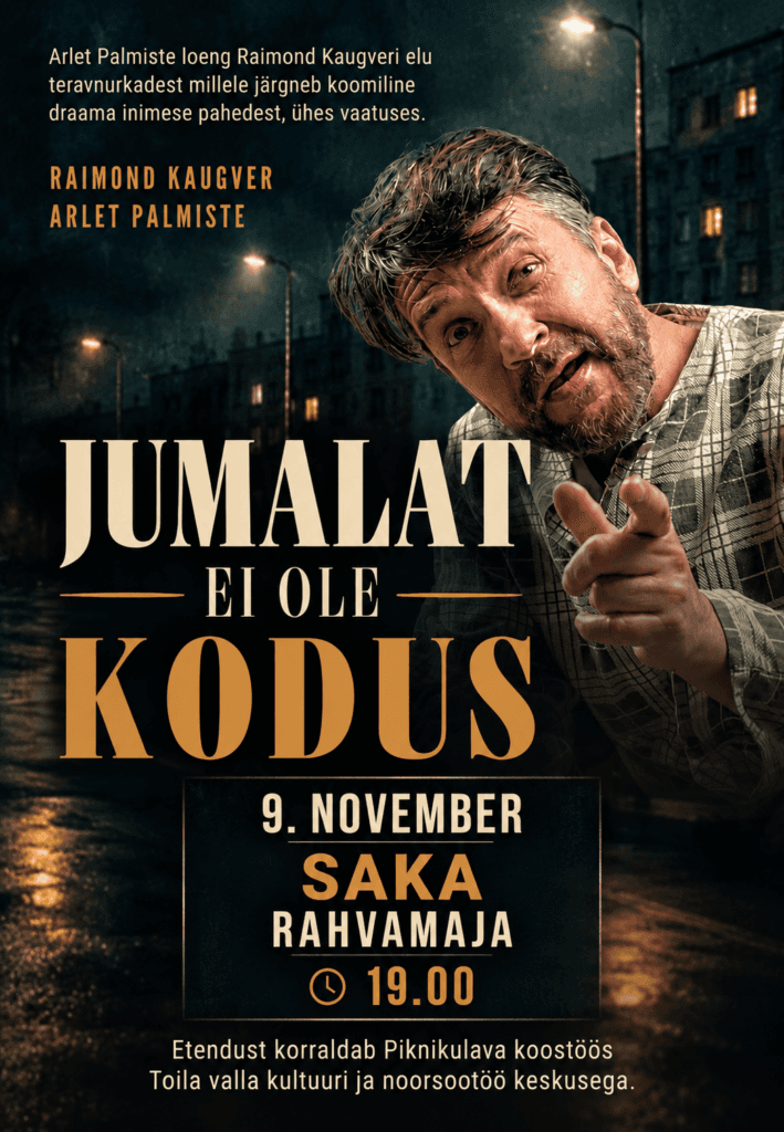 Izrāde “Jumalat ei ole kodus” Piibe teātrī