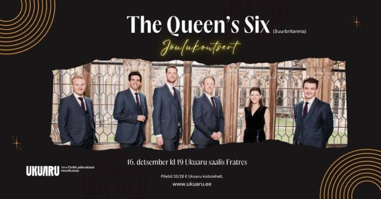 The Queen’s Six Ziemassvētku koncerts Ukuaru