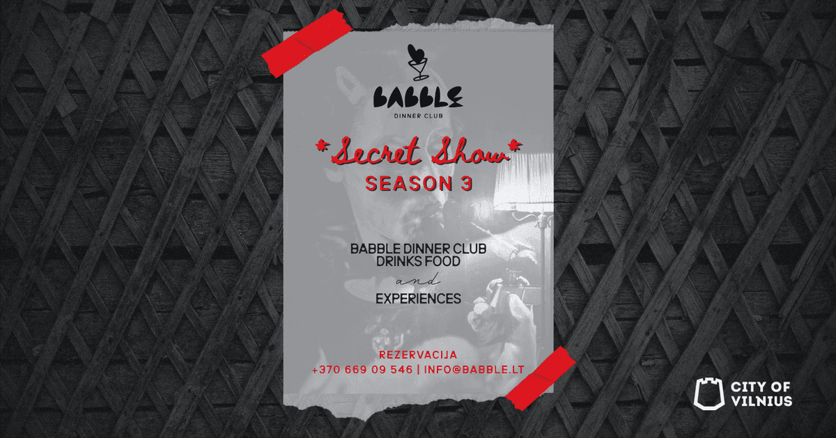 Babble Dinner Club | Secret Show | 09.25