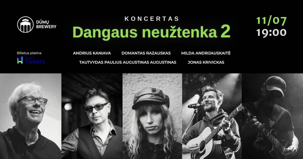 Koncerts “Dangaus neužtenka 2”