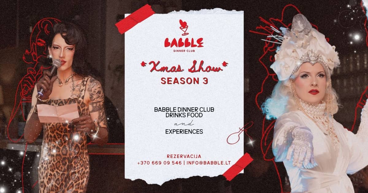 Pramogos Babble Dinner Club | Xmas Show | 12.18