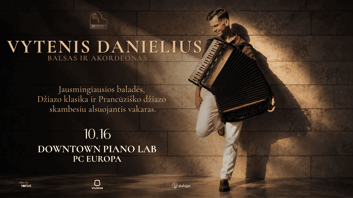 Vytenis Danielius | Jausmingos balādes, džeza klasika un franču džeza elegancijas vakars.