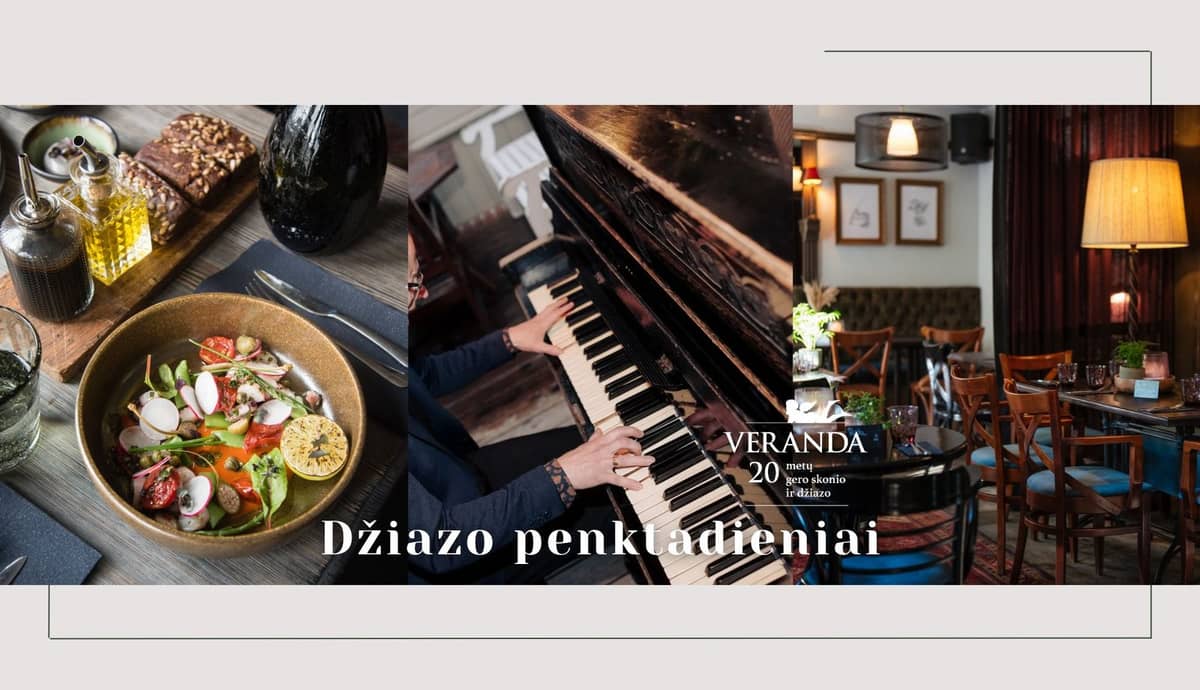 Vakariņas pie džeza skaņām • JAZZ DUO • E.Sabilo – klavieres, D.Valiauga – saksofons
