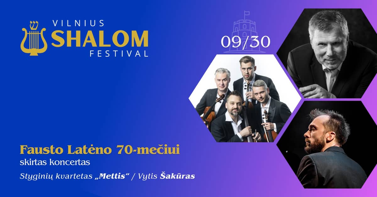 Koncerts, veltīts Faustas Latēnas 70. jubilejai | Vilnius Shalom Festival