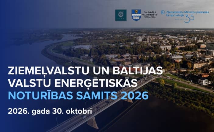 Ziemeļvalstu un Baltijas valstu enerģētiskās noturības samits 2026