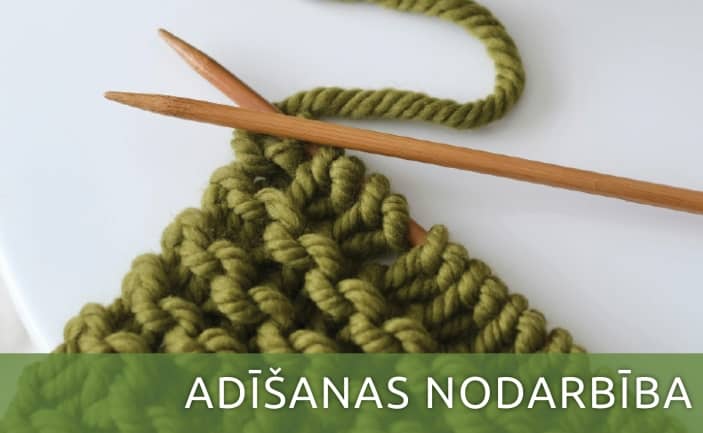 Adīšanas nodarbība