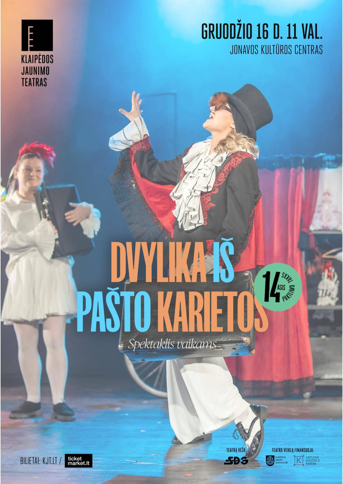 Izrāde „Dvylika iš pašto karietos“ Jonavā