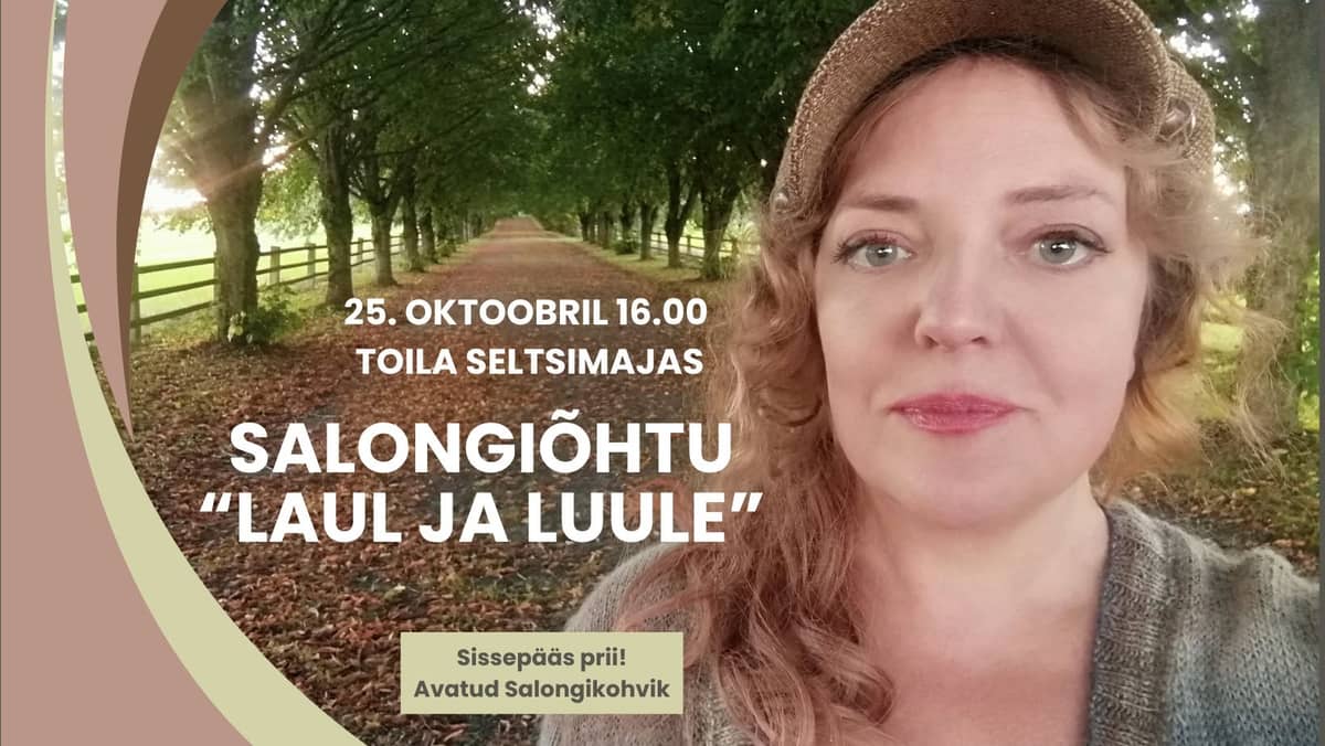 Salonvakars “Dzeja un dziesma” ar Hedvig Hanson