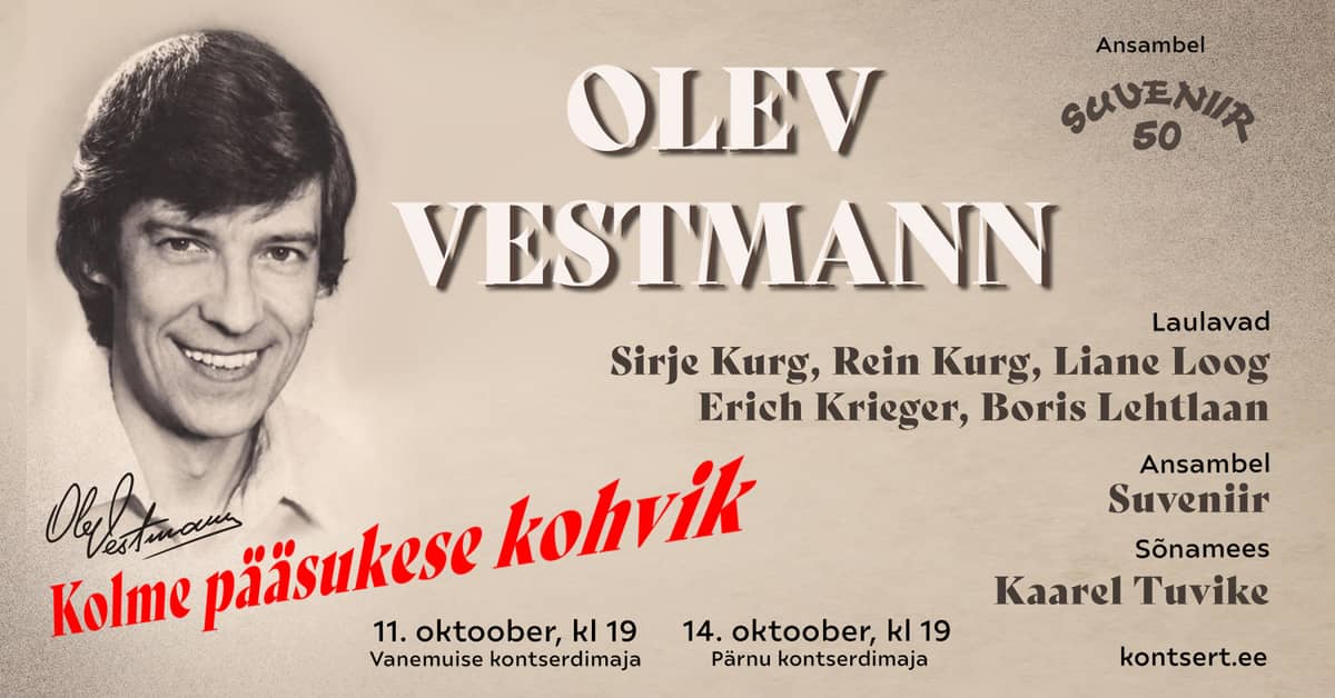 Olev Vestmann un Suveniir 50 — ''Kolme pääsukese kohvik''