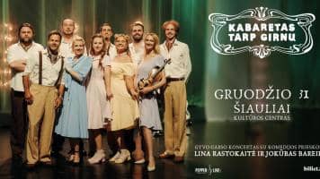 Premjera! Koncerts „Kabarets starp dzirnakmeņiem“