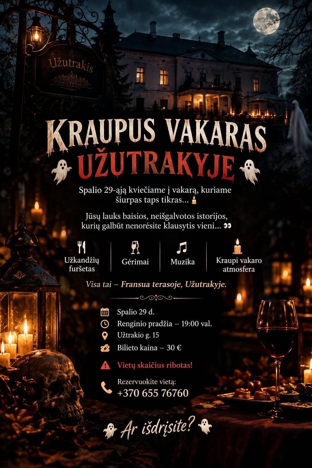 Šausmu nakts Užutrakos