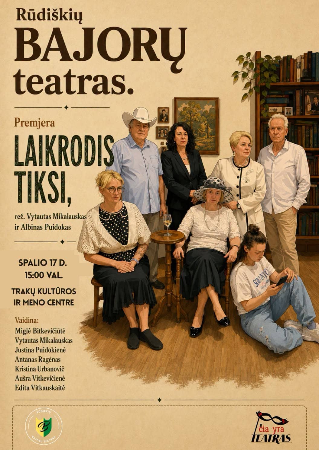 Pirmizrādes izrāde LAIKRODIS TIKSI