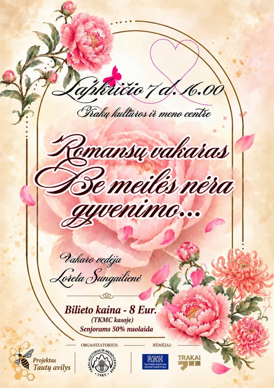 Romances vakars „Be mīlestības nav dzīves”