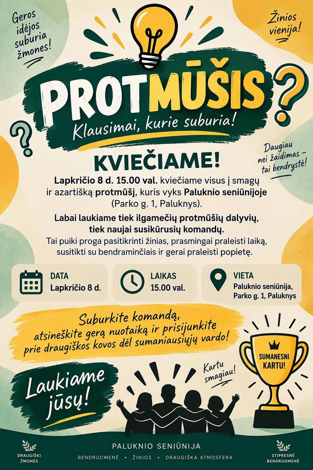 PROTMŪŠIS PALUKNIO SENIŪNIJOJE