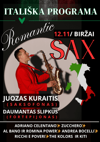 Koncerts „Romantic Sax“