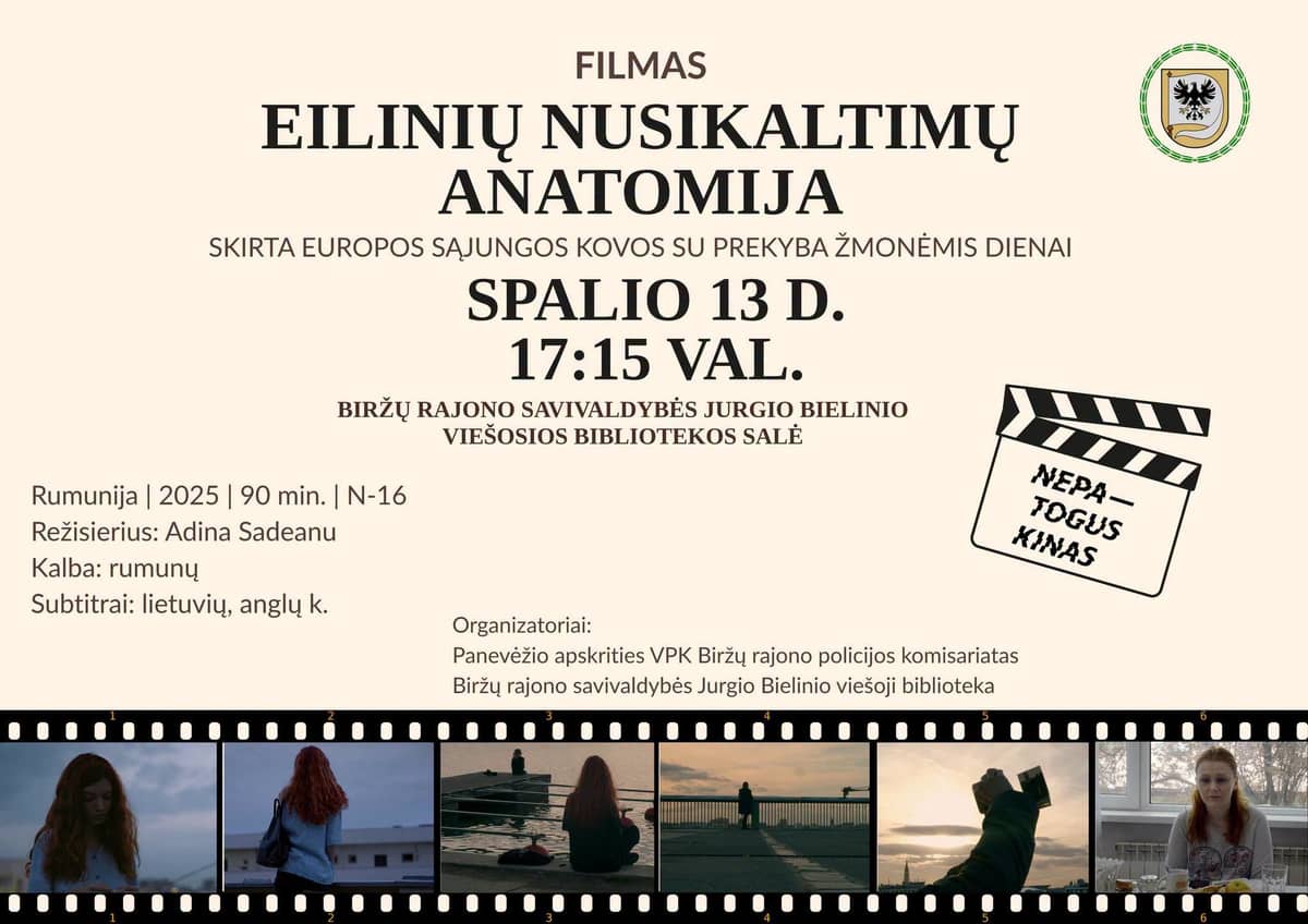 Filma. "Parastu noziegumu anatomija"