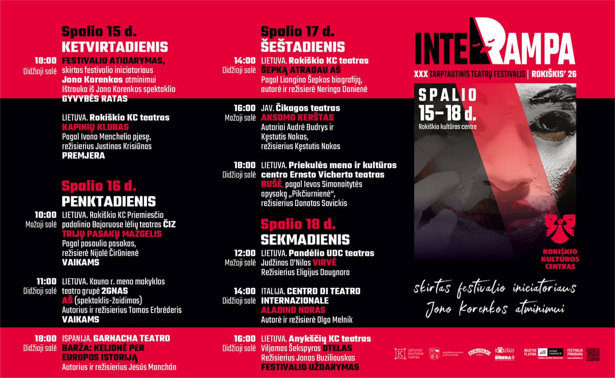 XXX Starptautiskais teātru festivāls INTERRAMPA