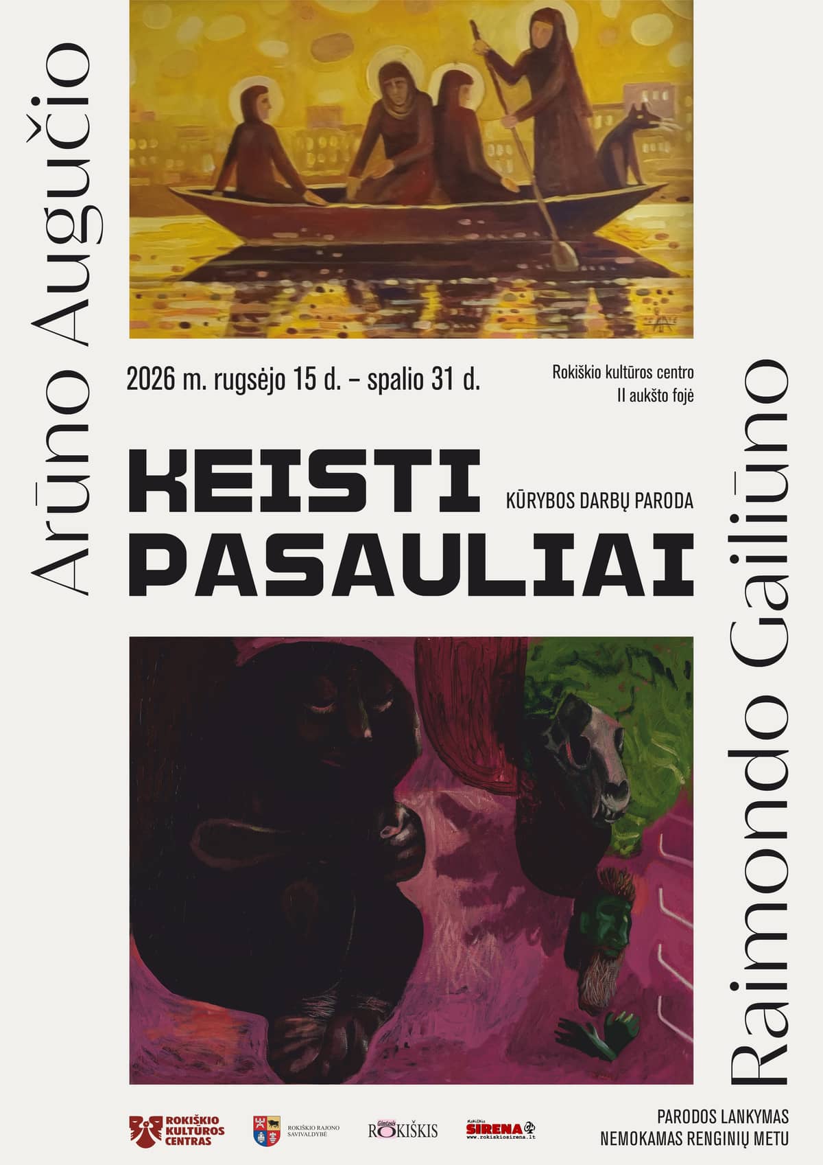 Arūno Auguča un Raimonda Gailiūna rado darbu izstāde DĪVAINĀS PASAULES