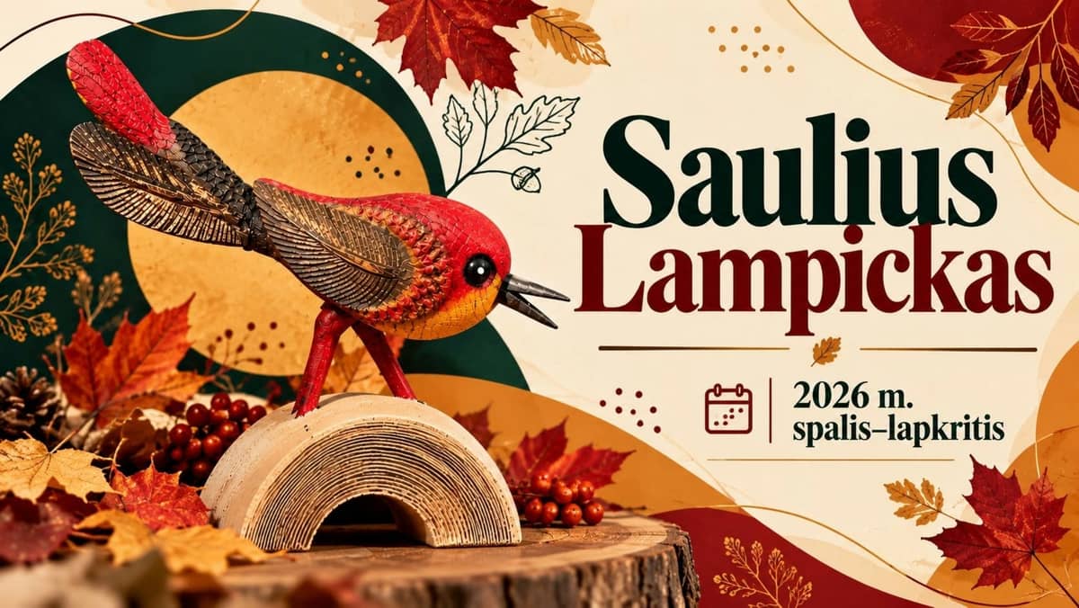 Sauliaus Lampicka radīto putnu izstāde