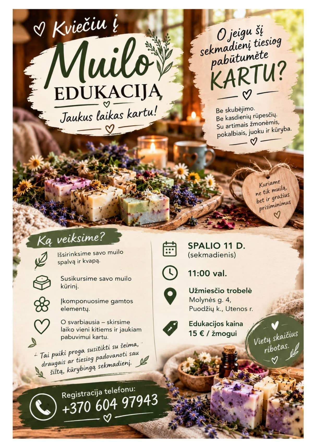 Ziepju izglītības nodarbība