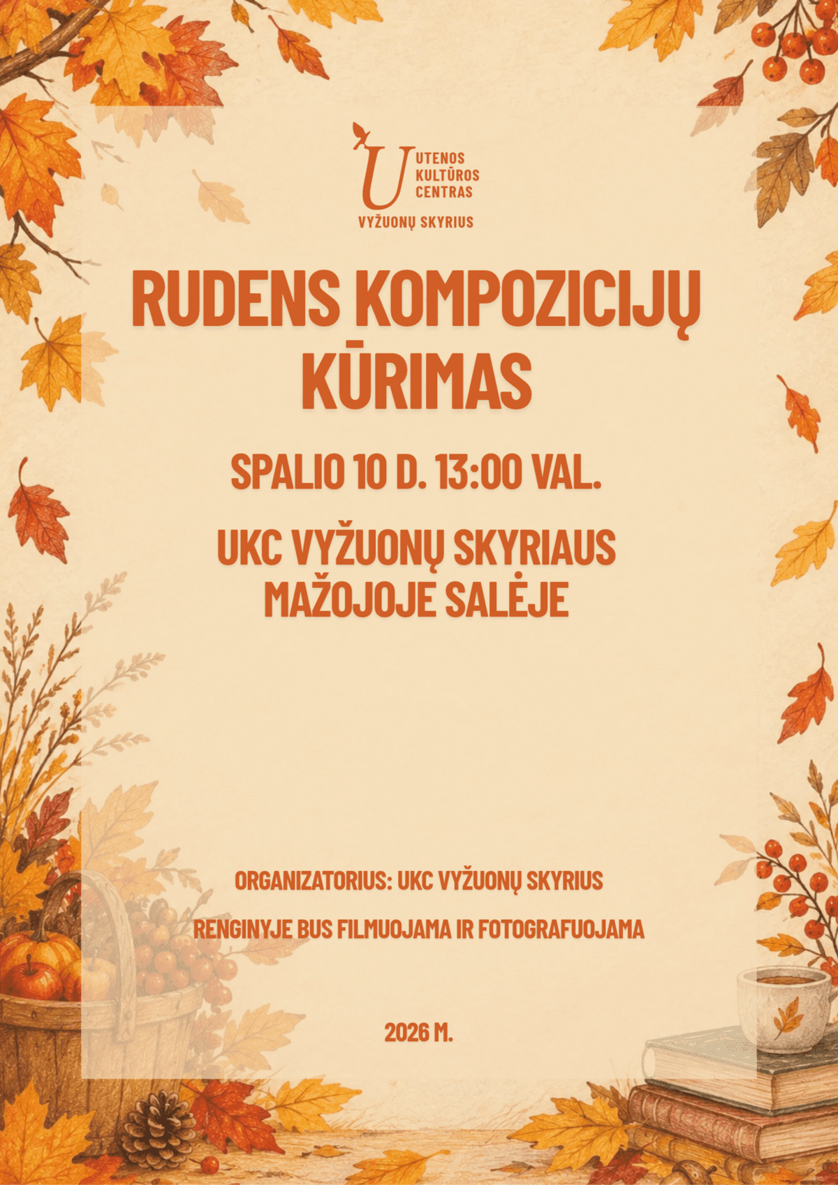 Edukācija: rudens kompozīciju veidošana