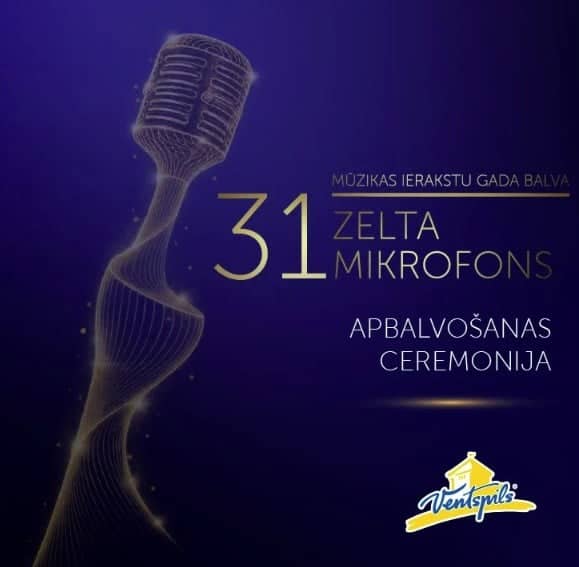 ZELTA MIKROFONS 31 apbalvošanas ceremonija
