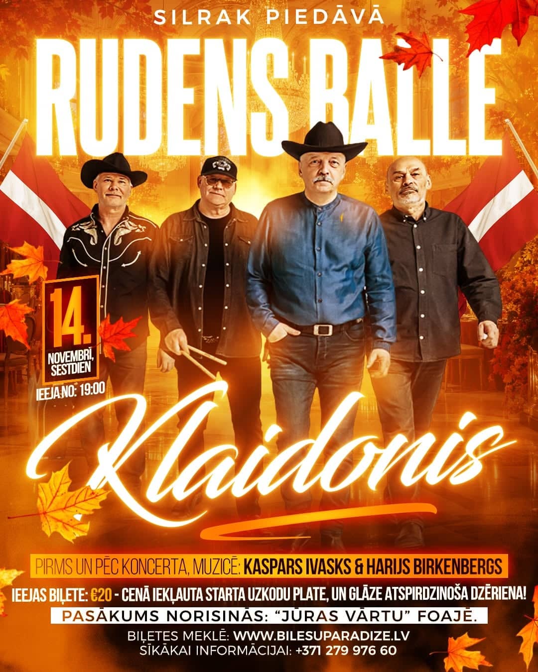Rudens balle ar grupu “Klaidonis”