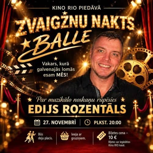 Zvaigžņu nakts balle Kino Rio